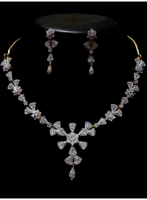 CZ Necklace Set